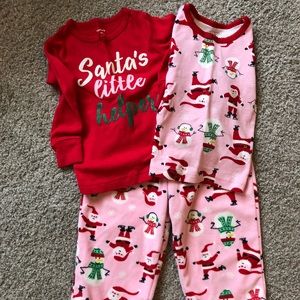 3 piece Christmas pajama set